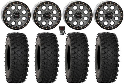 System 3 SB-7 14'' Wheels Titanium (4+3) 32'' ATX470 Tires RZR XP 1000 / PRO XP