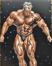 JAY CUTLER SIGNED 11X14 PHOTO 4X MR OLYMPIA RACC TRUSTED JOE WEIDER IFBB E