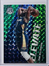 2020-21 Panini Mosaic Prizm Elevate Green New Orleans Pelicans Zion Williamson
