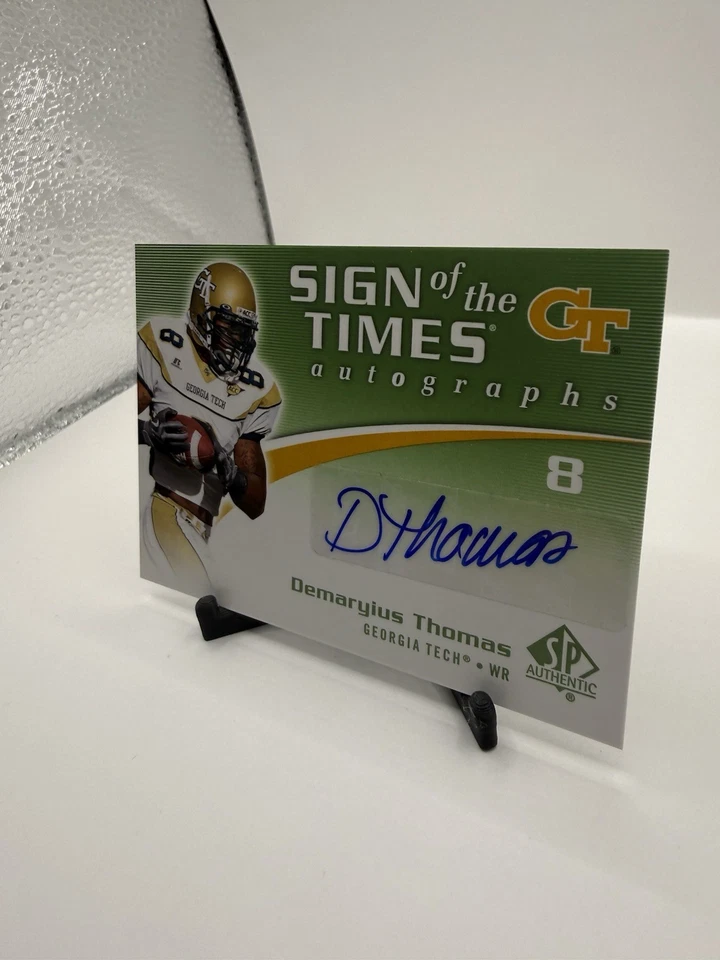 2010 SPA Football - Sign Of The Time Auto Demaryius Thomas #ST-DT (AU, RC) - Image 2 of 4
