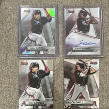 Topps Bowman's Best Corbin Carroll Slade Caldwell Autograph Diamondbacks Lot 4
