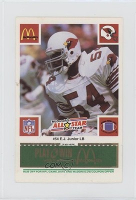 1986 McDonald's Play & Win All-Star Team Green Tab EJ Junior 1m8