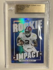 2019 Leaf Best of Sports Rookie Impact Calvin Ridley Pre-Production Proof 1/1