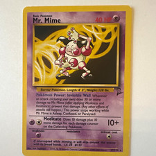 WOTC Mr. Mime 27/130 Base Set 2 Regular Rare English 40 HP Unlimited 2000 on eBay