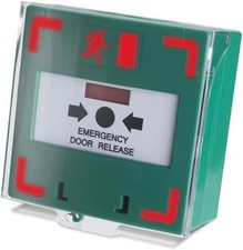 Resettable Call Point Emergency Exit Door Lock Release Switch LED Surface Mount