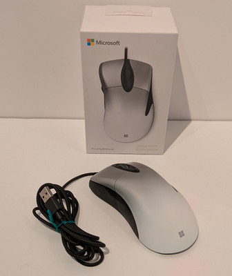 Microsoft Pro IntelliMouse Wired Optical USB Gaming Mouse 1893 BAD SCROLL WHEEL