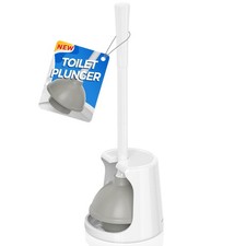 Plunger with Holder, Plungers for Bathroom Heavy Duty for 5.7-inch Drain, Plu...