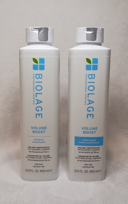 MATRIX BIOLAGE VOLUME BOOST shampoo and conditioner 13.5oz Fine Hair Set NEW!