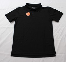 The Children's Place Boy's Uniform Performance Polo Shirt BL1 Black Size 10/12