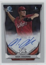 2014 Bowman Draft Chrome Draft Pick Auto Nick Howard #BCA-NH Auto 5w7