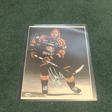 Nicklas Backstrom Autographed SHL 11x14 Color...