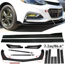 Front Bumper Lip Spoiler Splitter Car Body Rear For Chevrolet Cruze LT 2010-2021