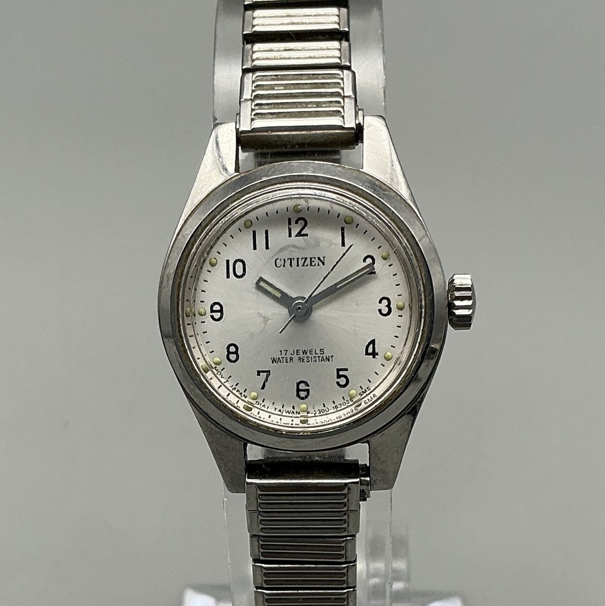 Vintage Citizen Womens Watch 23mm 17 Jewels Silver Tone 65-2555