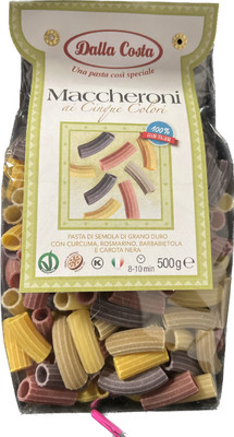 Maccheroni Nudeln 5 colori 500g - Dalla Costa
