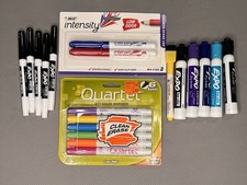 Lot of 19 Expo Quartet Bic Intensity Dry Erase Markers 8 NIP 11 Gently Used