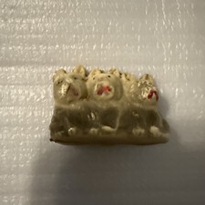 Vintage Occupied Japan Celluloid  Resin Scotty Terrier Figure Charm