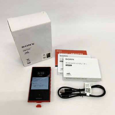 Sony NW-A105 Walkman Digital Audio Player Rot Hi-Res Gebraucht & Getestet JAPAN