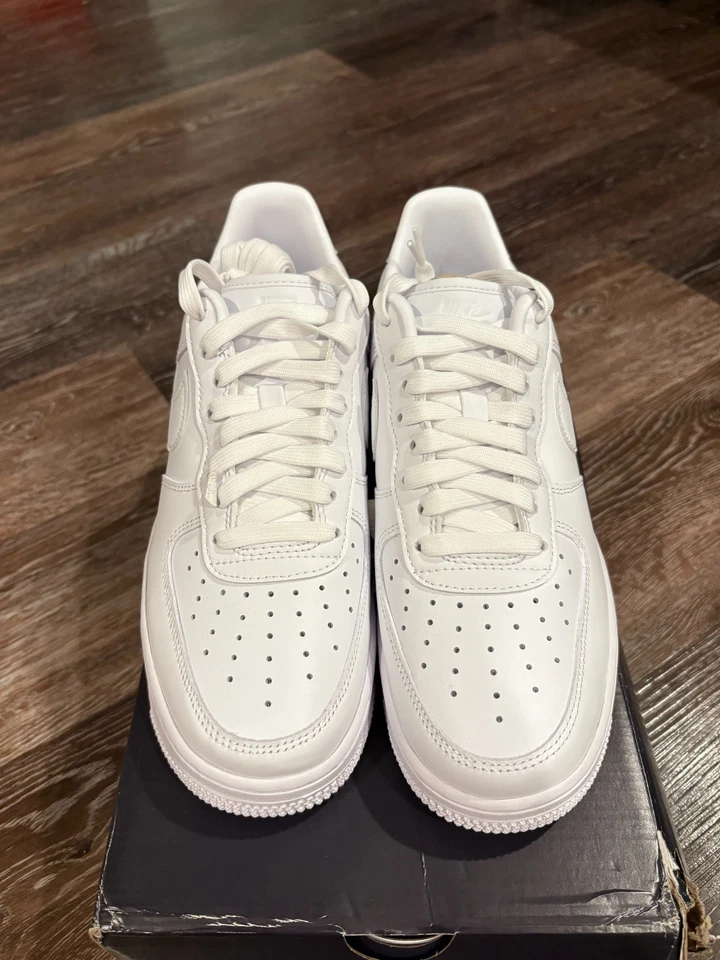 Nike Air Force 1 '07 'Fresh' White Men's Size 7.5/Women's Size 9 DM0211-100 - Image 4 of 4