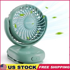 Portable Mini Stroller Fan Battery Powered Clip On Air Circulation Cooling New