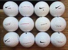 NIKE PD1 SUPER FAR golf balls, White, Dozen Qty 12
