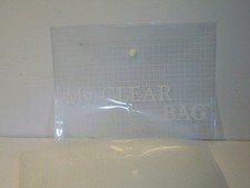 15 Pack Plastic Envelopes File Folders, Clear for Document US Letter with snaps