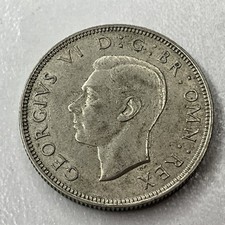 1940 George VI Silver Florin Two-Shillings Coin
