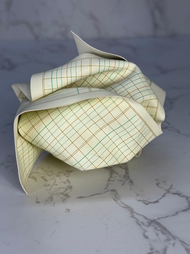 MoMA M & C. Crumpled Ledger Paper Accountant Paperweight Tibor Kalman - Picture 3 of 13