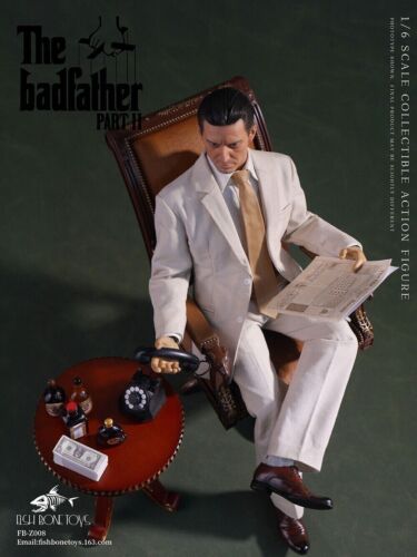 1/6 FISH BONETOYS FB-Z008 Michael Corleone 2do Padrino Modelo 12" Estatua Modelo - Imagen 2 de 8