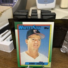 1990 Topps Bobby Thigpen #255 Chicago White Sox Baseball Card