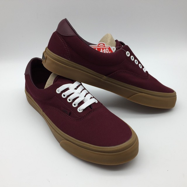vans maroon gum