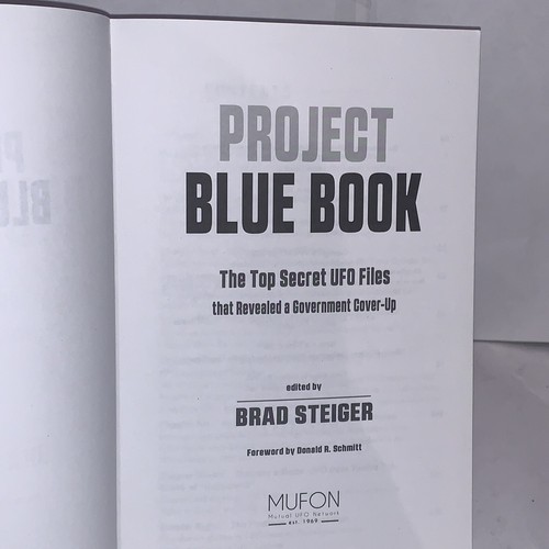 PROJECT BLUE BOOK: The Top Secret UFO Files… By Brad Steiger FIRST ED. 2019 PB - Picture 4 of 9