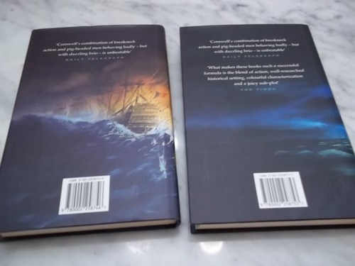 Sharpe's Prey & Sharpe's Trafalgar by Bernard Cornwell HCDJ Signed 1st/1st Both! - Imagen 10 de 12