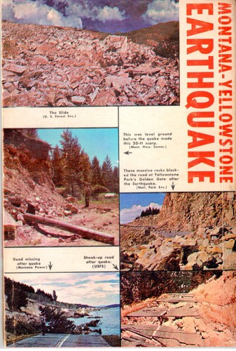 BOOK (1962) Night Mountain Fell: Story of the Montana-Yellowstone Earthquake OF - Picture 2 of 2