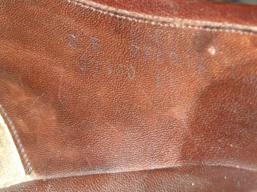 VTG MEN 60S 8 BROWN DRESS LEATHER BUCKLE PILGRIM OXFORD LOAFER BEATLE SHOE - Picture 9 of 9