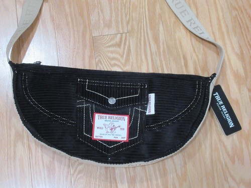 Bandolera True Religion Pana Negra - Imagen 2 de 7