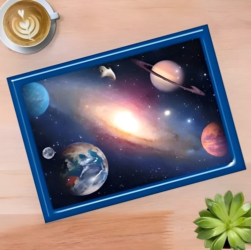 Wooden Large Lap Tray Serving Soft Padded Cushioned Bean Bag TV Dinner Breakfast - Picture 52 of 82