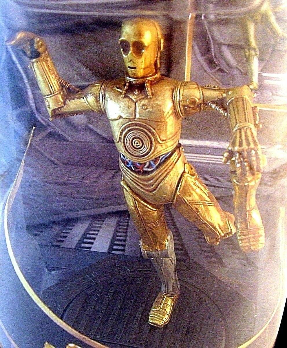 STAR WARS POTF2 EPIC FORCE C-3PO C-9 ROTATE FIGURE 360 DEGREES 