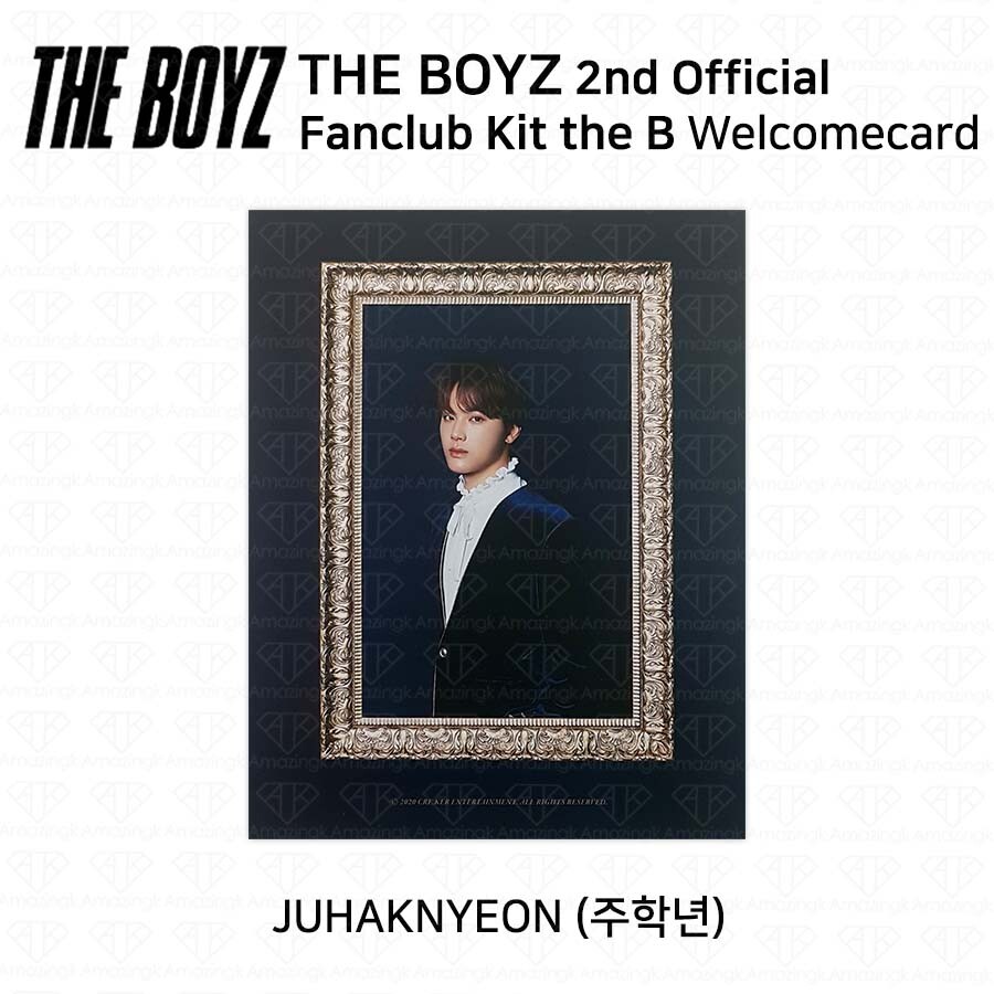 K-POP・アジア THE BOYZ 2nd Official FANCLUB kit 2020 THE BOYZ 2nd Fan Club The B Official Goods Welcome Card