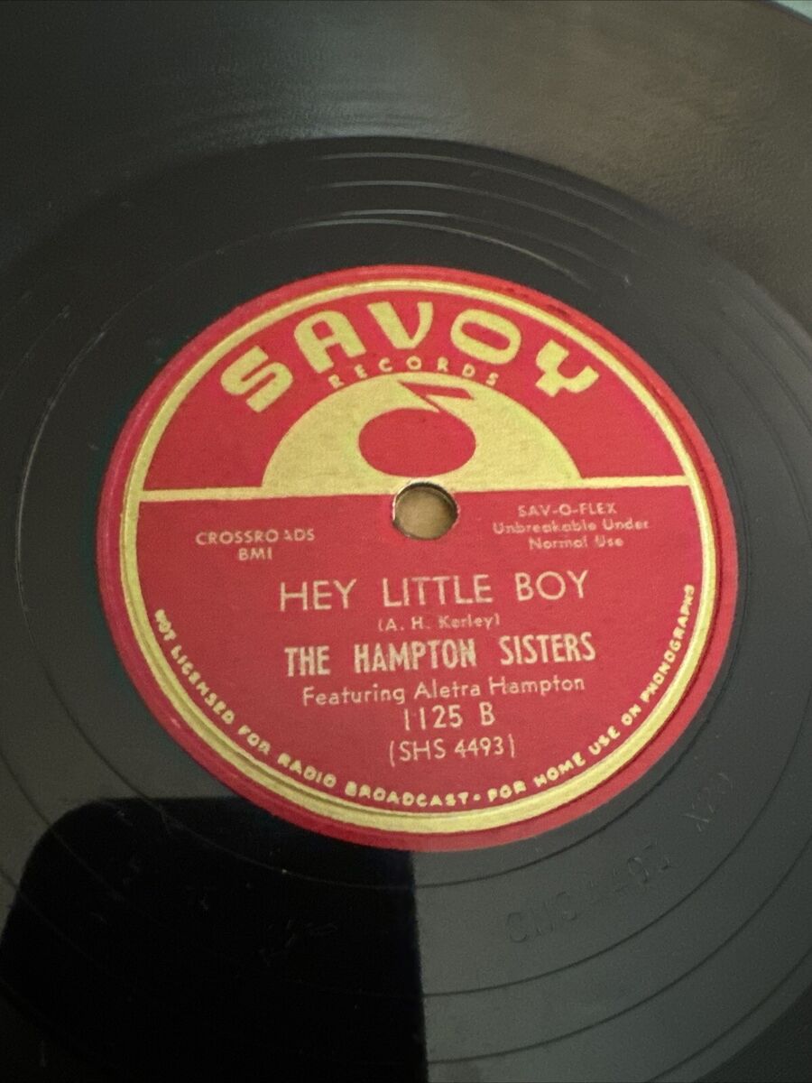 Savoy 78 RPM The Hampton Sisters - My Heart Tells Me 1125 V Savoy 78 RPM The Hampton Sisters - My Heart Tells Me 1125 V