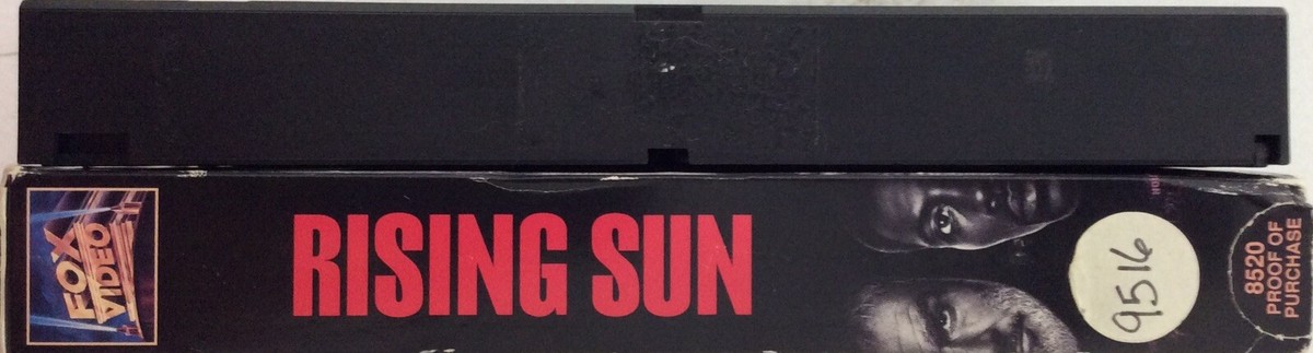 Rising Sun 1993 VHS Sean Connery 86162852039| eBay
