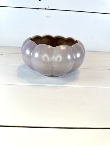 Red Wing Small Bowl Light Purple #276 Pumpkin Dish Planter Art Pottery