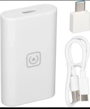 Zunate Wireless CarPlay Adapter, USB CarPlay Dongle Convert Module Wired to Wire