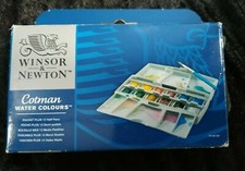 Winsor  Newton Cotman Water Colours Pocket Plus 12 Half Pans