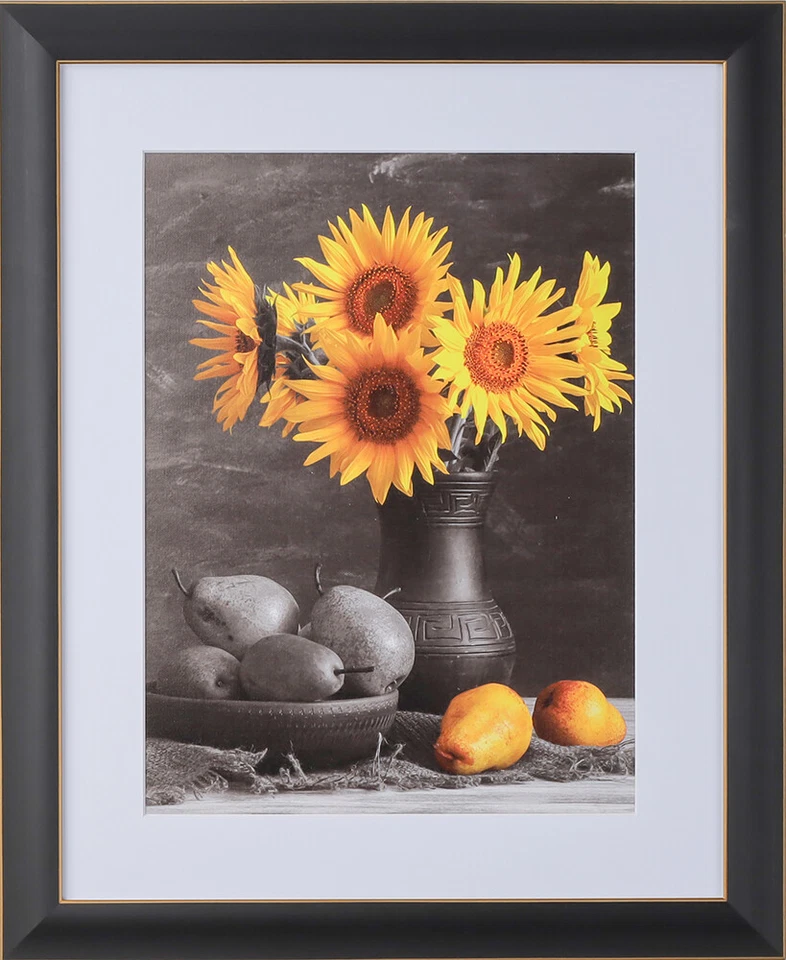 1-1/2 英寸黑色/金色相框 11x14 12x18 16x20 24x36 30x40 36x36+ 1011-0604MP — 第 2/4 张图片