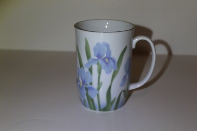 Vintage Otagiri Elizabeth King Brownd Iris 10 oz Ceramic Coffee Mug
