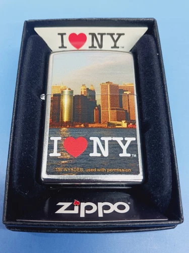Zippo I Love NY Street chrome 28427