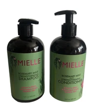 Mielle Organics Rosemary Mint Strengthening Shampoo & Conditioner Infused Set 2