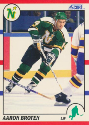 1990-91 Score #162 AARON BROTEN - Minnesota North Stars