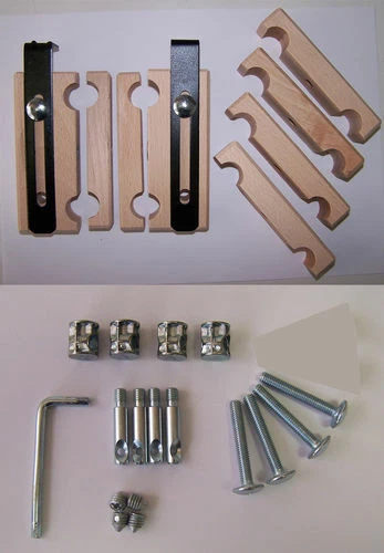 babybay Ersatzteil Befestigungsset Beschlagbeutel komplett für ORIGINAL+MAXI