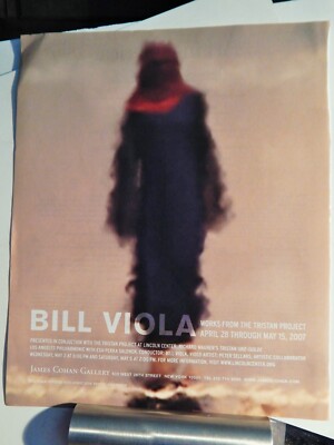 BILL VIOLA ART PIECES VTG ORIG  2007 ADVERTISEMENT